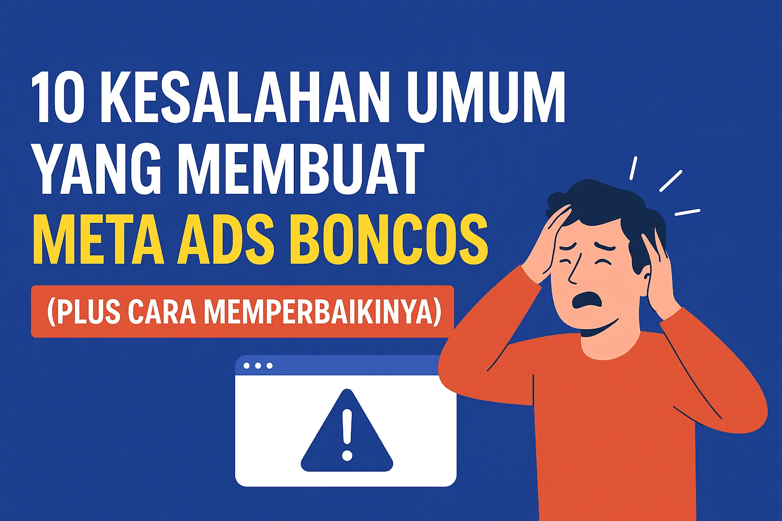 10 Kesalahan Umum yang Membuat Meta Ads Boncos (Dan Cara Memperbaikinya)